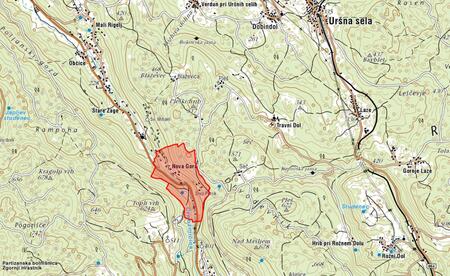 Zemljevid Divji potok, Geopedia